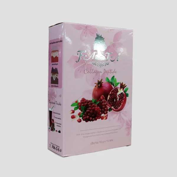 กล่องบรรจุภัณฑ์ ปั๊มเคเงินโลโก้